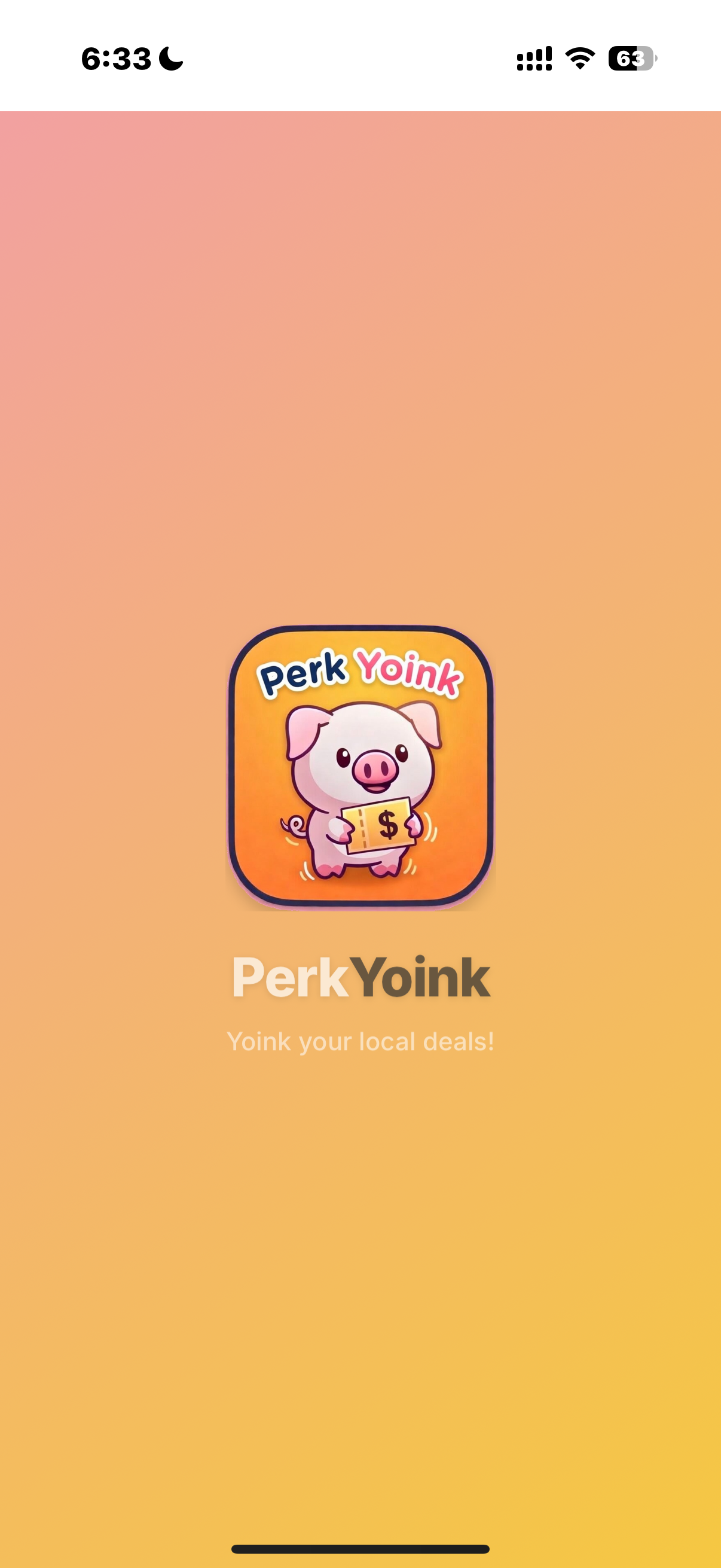 PerkYoink splash screen